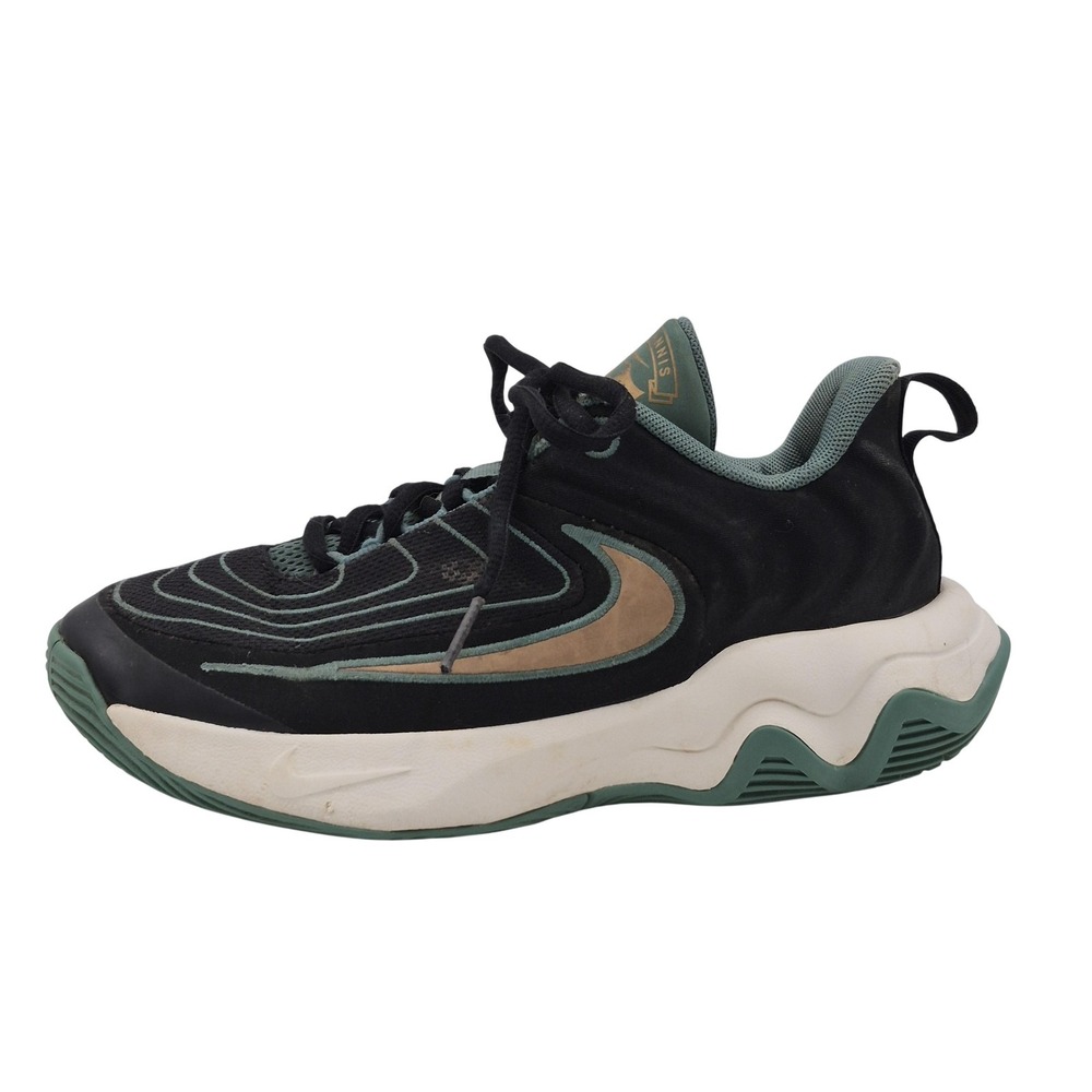 Nike Giannis Shoes Youth Size 3Y Black Green Basketball Sneakers HV9127-001